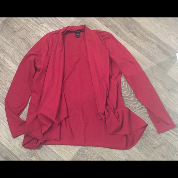 Ann Taylor cardigan red - Picture 2 of 4